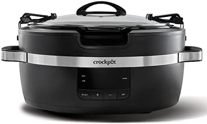 Crock-Pot Thermoshield 6 Quart Slow Cooker with Carry Handles Edition-J0HR