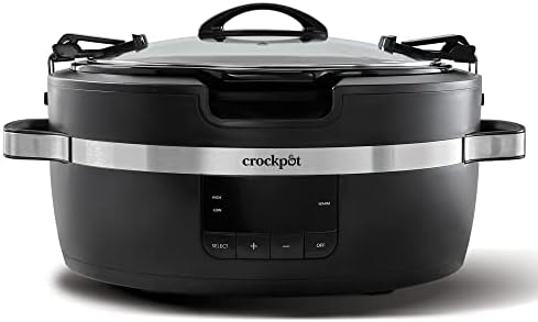 Crock-Pot Thermoshield 6 Quart Slow Cooker with Carry Handles Edition-J0HR