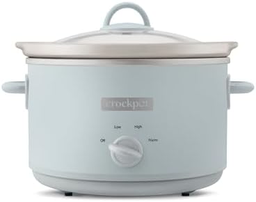 Crock-Pot 4.5 Quart Manual Slow Cooker – Macaroon Blue Edition-8NRL