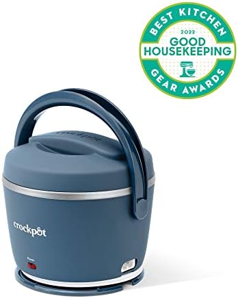 Crock-Pot Electric Lunch Box Food Warmer 20oz – Faded Blue Edition-5P4W
