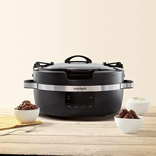 Crock-Pot Thermoshield 6 Quart Slow Cooker with Carry Handles Edition-J0HR