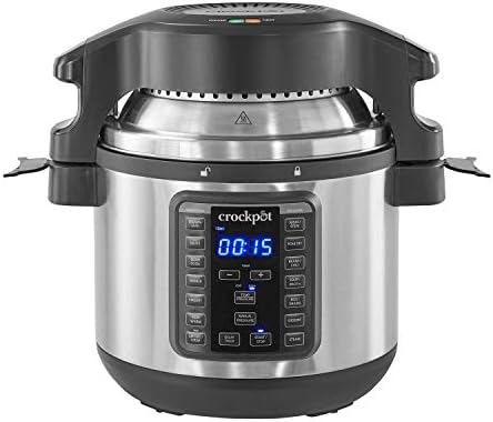 Crock-Pot Express Crisp 8 Quart 10-in-1 Pressure Cooker Edition-H1NI