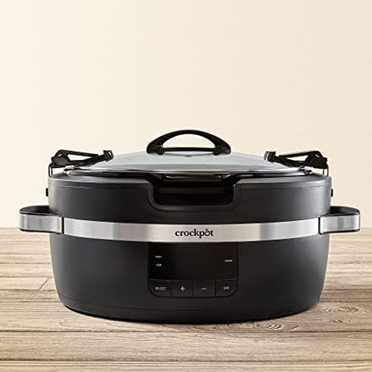 Crock-Pot Thermoshield 6 Quart Slow Cooker with Carry Handles Edition-J0HR