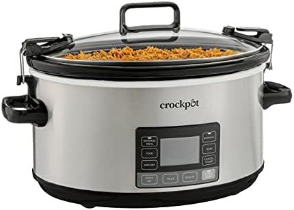 Crock-Pot 7 Quart Portable Programmable Slow Cooker with Timer Edition-CJR0