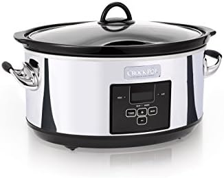 Crock-Pot 7 Quart Programmable Slow Cooker – Polished Platinum Edition-Q2B7