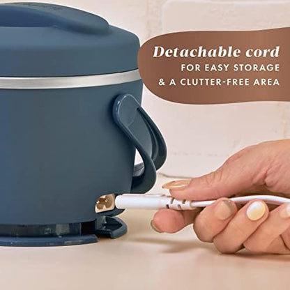 Crock-Pot Electric Lunch Box Food Warmer 20oz – Faded Blue Edition-5P4W