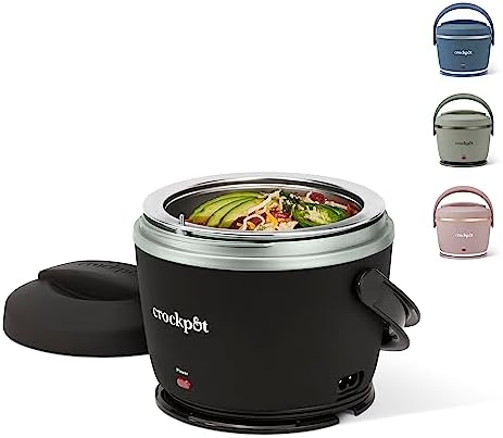 Crock-Pot Electric Lunch Box Food Warmer 20oz – Black Edition-2WZA