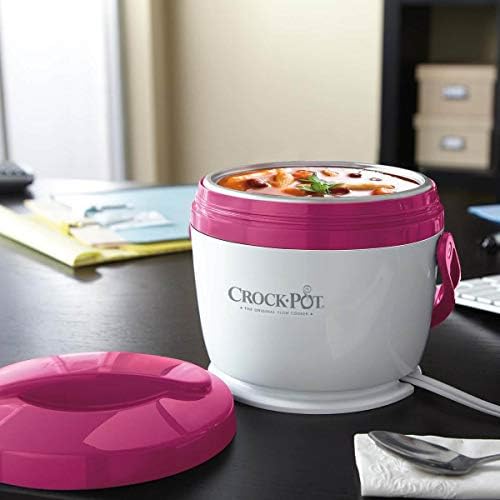 Crock-Pot Lunch Crock Portable Food Warmer 20oz – Pink Edition-T7UW