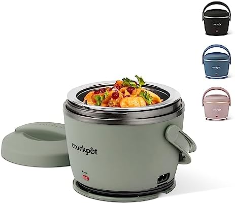 Crock-Pot Portable Electric Lunch Box Food Warmer – Green Edition-33E4