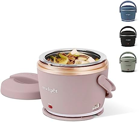 Crock-Pot Electric Lunch Box Food Warmer 20oz – Blush Pink Edition-CZ1F