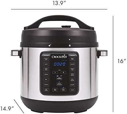 Crock-Pot 8 Quart Express Crock Multi-Use Pressure Cooker Edition-3I0P