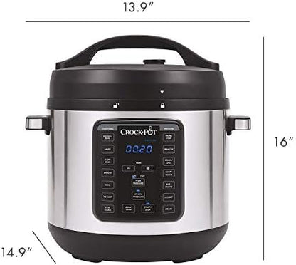 Crock-Pot 8 Quart Express Crock Multi-Use Pressure Cooker Edition-3I0P