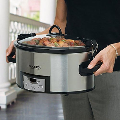 Crock-Pot Cook & Carry 6 Quart Programmable Slow Cooker Edition-S5HP