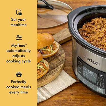 Crock-Pot MyTime 6 Quart Programmable Slow Cooker Edition-PCID