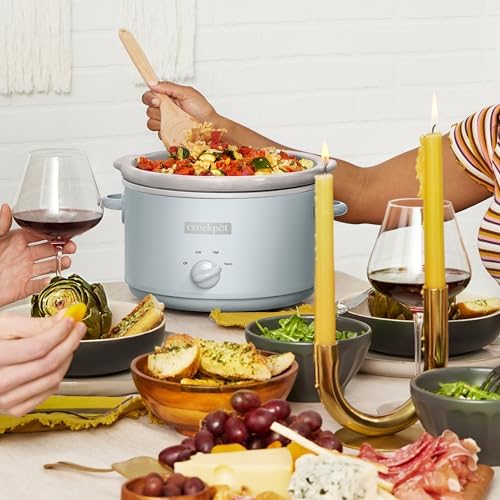 Crock-Pot 4.5 Quart Manual Slow Cooker – Macaroon Blue Edition-8NRL