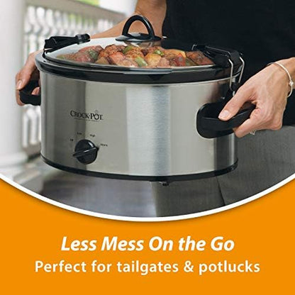 Crock-Pot Cook & Carry 6 Quart Portable Slow Cooker Edition-DL6I