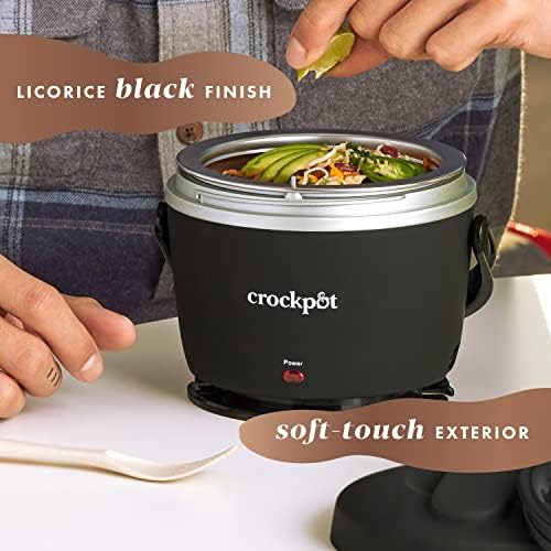 Crock-Pot Electric Lunch Box Food Warmer 20oz – Black Edition-2WZA