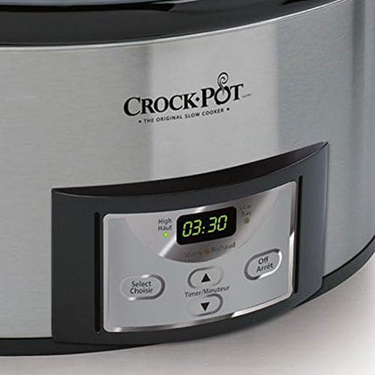 Crock-Pot Cook & Carry 6 Quart Programmable Slow Cooker Edition-S5HP