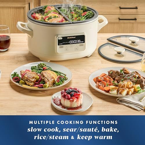 Crock-Pot MultiMeal Multicooker with Programmable Slow Cooker Edition-LA6S