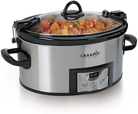 Crock-Pot Cook & Carry 6 Quart Programmable Slow Cooker Edition-S5HP