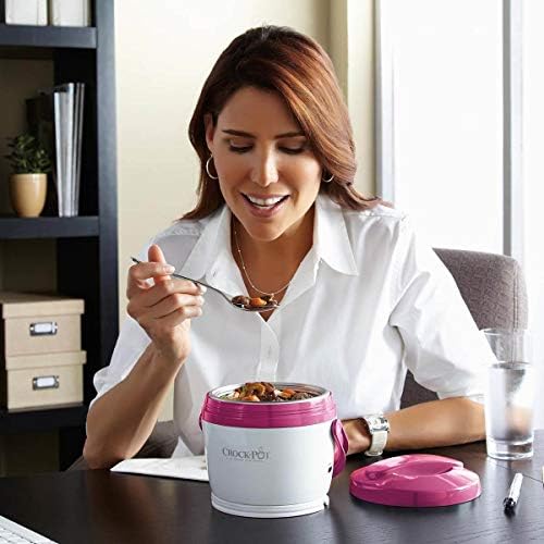 Crock-Pot Lunch Crock Portable Food Warmer 20oz – Pink Edition-T7UW