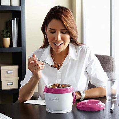 Crock-Pot Lunch Crock Portable Food Warmer 20oz – Pink Edition-T7UW