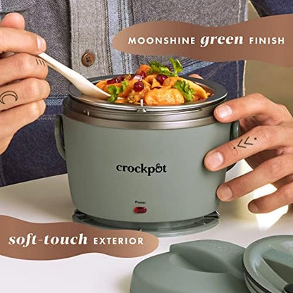 Crock-Pot Portable Electric Lunch Box Food Warmer – Green Edition-33E4