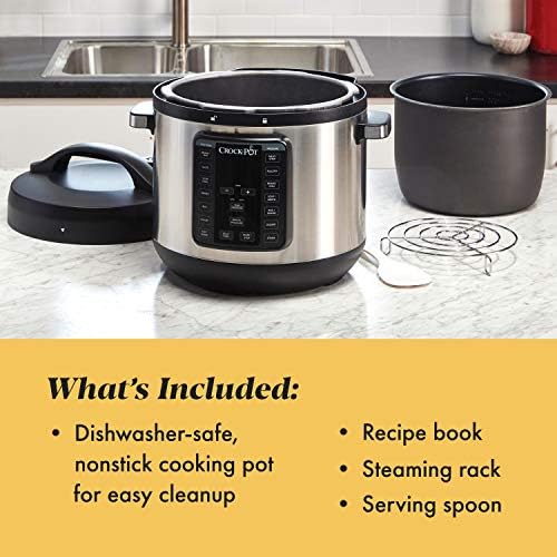 Crock-Pot 8 Quart Express Crock Multi-Use Pressure Cooker Edition-3I0P