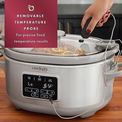 Crock-Pot 7 Quart Programmable Cook & Carry Slow Cooker Edition-8J3A
