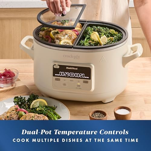 Crock-Pot MultiMeal Multicooker with Programmable Slow Cooker Edition-LA6S