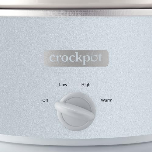 Crock-Pot 4.5 Quart Manual Slow Cooker – Macaroon Blue Edition-8NRL