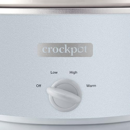 Crock-Pot 4.5 Quart Manual Slow Cooker – Macaroon Blue Edition-8NRL
