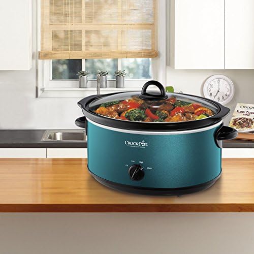 Crock-Pot 7 Quart Manual Slow Cooker – Turquoise Edition-QABX