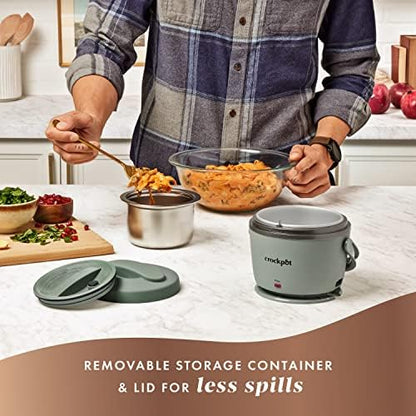 Crock-Pot Portable Electric Lunch Box Food Warmer – Green Edition-33E4