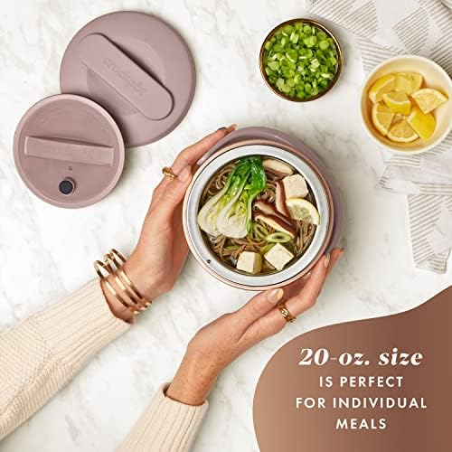 Crock-Pot Electric Lunch Box Food Warmer 20oz – Blush Pink Edition-CZ1F