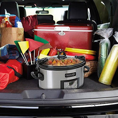 Crock-Pot Cook & Carry 6 Quart Programmable Slow Cooker Edition-S5HP