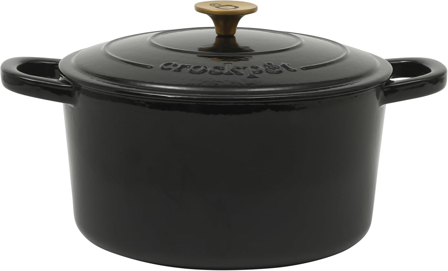 Crock-Pot 3 Quart Enameled Cast Iron Dutch Oven – Aqua Edition-9JPB