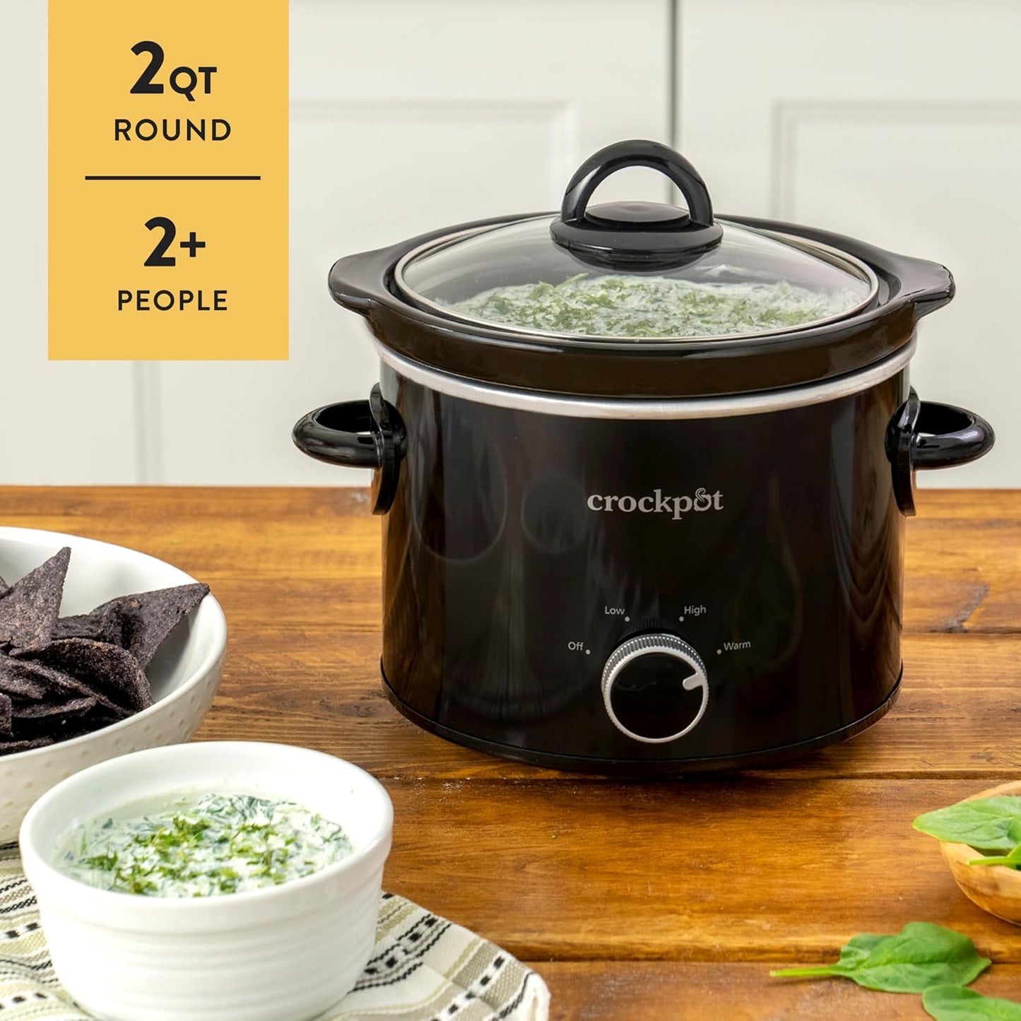 Crock-Pot 2 Quart Mini Slow Cooker – Classic Compact Cooker Edition-86LI