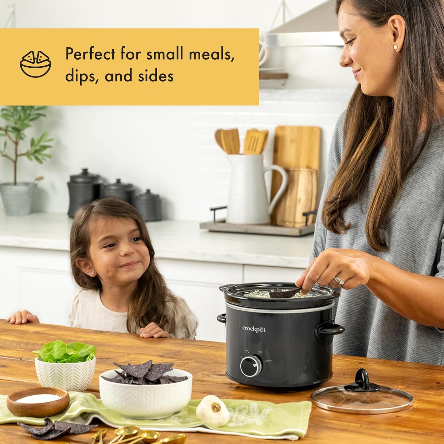 Crock-Pot 2 Quart Mini Slow Cooker – Classic Compact Cooker Edition-86LI